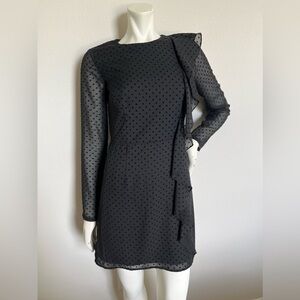 Chelsea28 Black Long Sleeve Dress